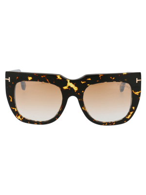 Tom Ford Eyewear Square Frame Sunglasses