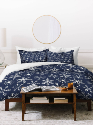 Wonderland At Night Duvet Set - Deny Designs