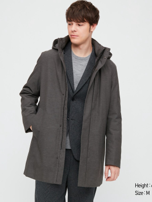 Men Hybrid Down Coat