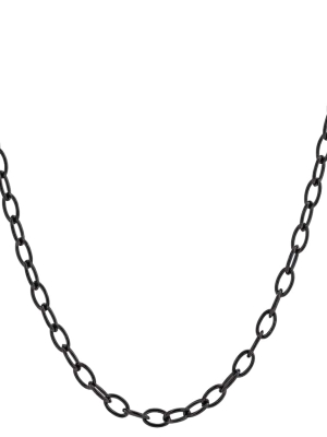 Black Oval Chain