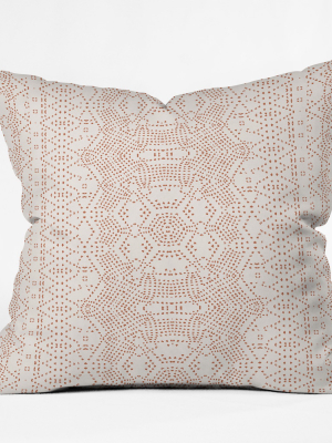 18"x18" Holli Zollinger Marrakeshi Throw Pillow Pink - Deny Designs
