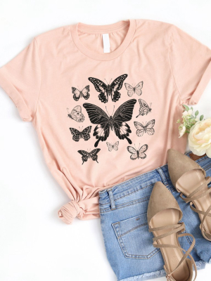 Butterfly Collection Graphic Tee