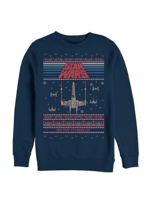 Men's Star Wars Ugly Christmas Five Sweatshirt