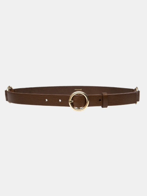 Frame Le Petit Triple Circle Chocolate Lizard Belt