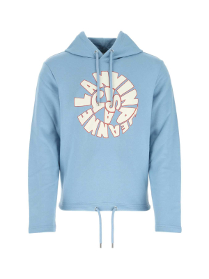 Lanvin Spiral Logo Printed Hoodie