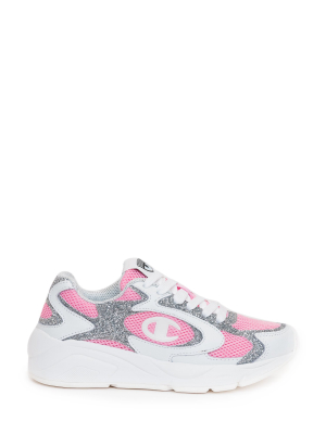 Chiara Ferragni X Champion Glitter Logo Sneakers