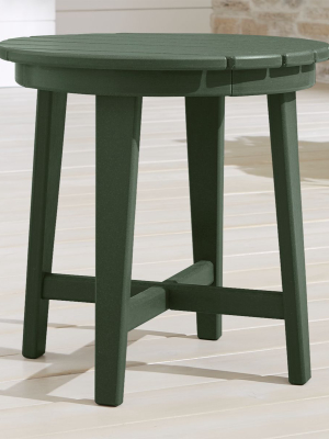 Vista Ii Green Adirondack Side Table