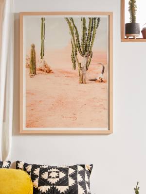 Ingrid Beddoes Desert Peach Art Print