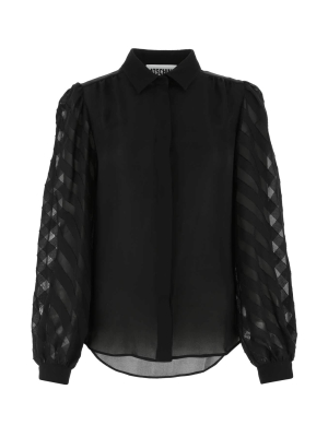 Moschino Sheer Buttoned Shirt