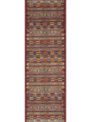 Red/ Multi Mika Rug