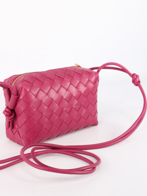 Bottega Veneta Loop Intrecciato Mini Crossbody Bag