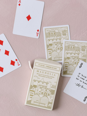 Magnolia Ivory Playing Cards