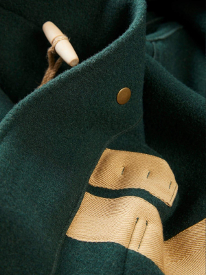 Gloverall Original Monty Duffle Coat Pine Green