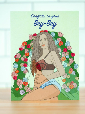 Congrats On Your New Bey Bey... Baby Card