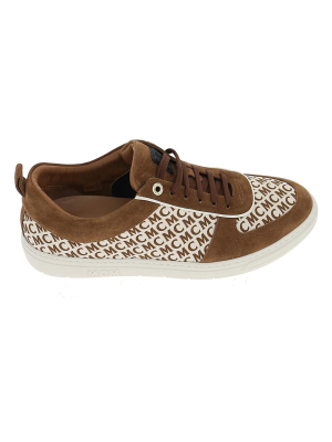 Mcm Logo Print Sneakers