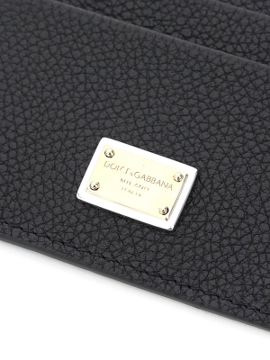 Dolce & Gabbana Logo Plaque Cardholder