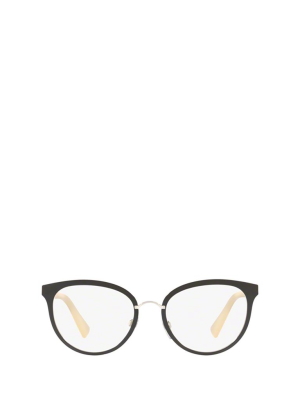 Valentino Eyewear Round Frame Glasses