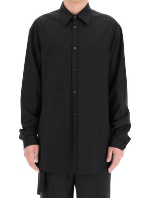 Valentino Pocket Detail Button Up Shirt