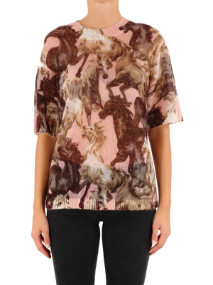 Kenzo Chevaux Short-sleeved Pullover