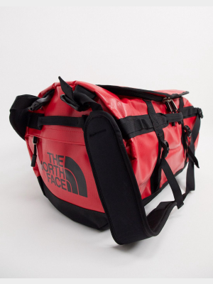 The North Face Base Camp Small Duffel Bag 50l In Red