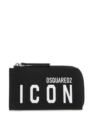 Dsquared2 Icon Printed Zipped Cardholder