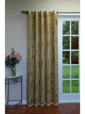 Curtain Panel Bamboo Grommet - Versailles Home Fashions