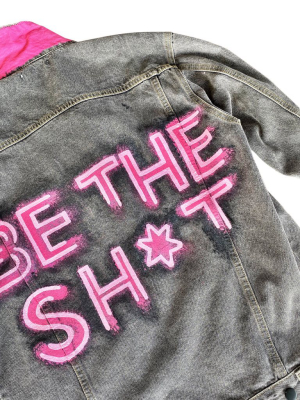 'be Neon' Denim Jacket