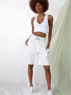 Adam Selman Sport High-waisted Sweat Short