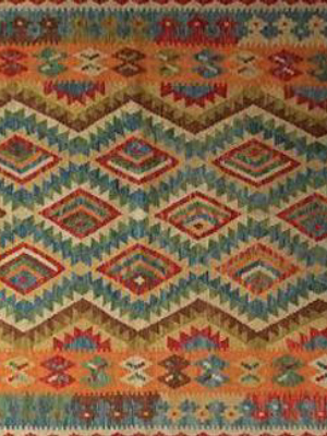 Kilim Rug 4'4" X 5'8"