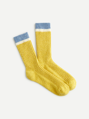 Colorblock Donegal Trouser Socks