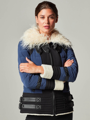 Moto Aviator Puffer