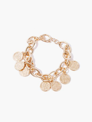 Disc Charm Bracelet