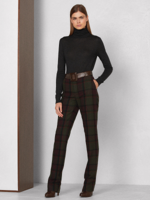 Seth Plaid Cashmere-wool Pant