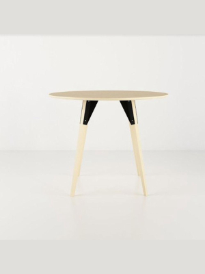 Clarke Small Circle Dining Table - Maple