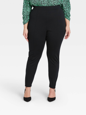 Women's High-rise Leggings - Who What Wear™ Black