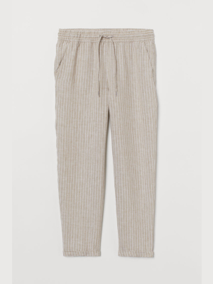 Pull-on Linen Pants