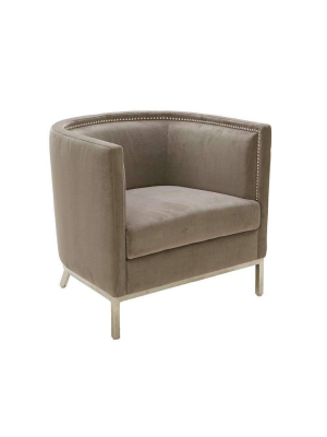 Wales Armchair - Grey Fabric