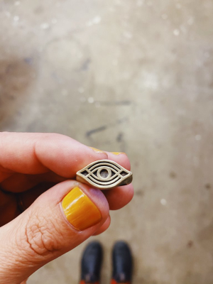 You Deserve To Be Here Solid Signet Ring: Brass