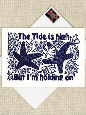 The Tide Is High Starfish Card - Ww3