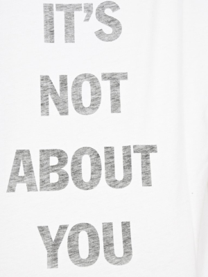 Helmut Lang Slogan Print Long Sleeve T-shirt