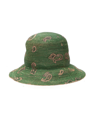 Etro Paisley Printed Woven Sun Hat