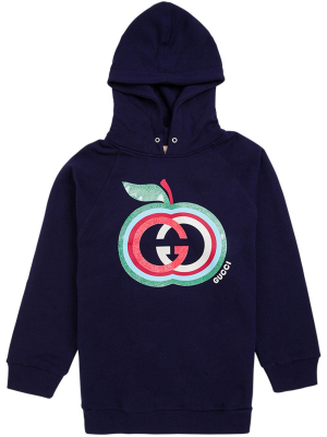 Gucci Kids Apple Interlocking G Hoodie