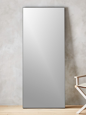 Infinity Black Floor Mirror 32"x76"