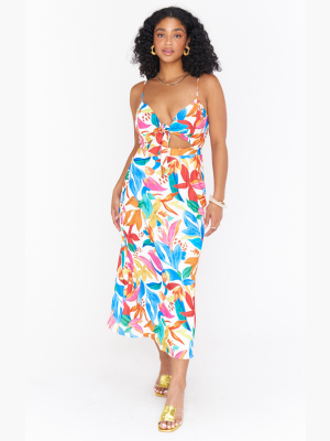 Moby Tie Maxi ~ Bright Blooms