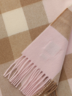 Burberry Check Fringed Scarf