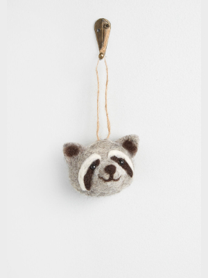 Ruthie The Raccoon Ornament