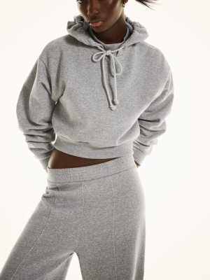 Cropped Hooded Sweatshirt