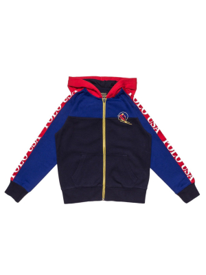 Ralph Lauren Kids Colour-block Hooded Sweatshirt