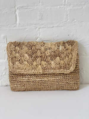 The Luma Clutch-natural