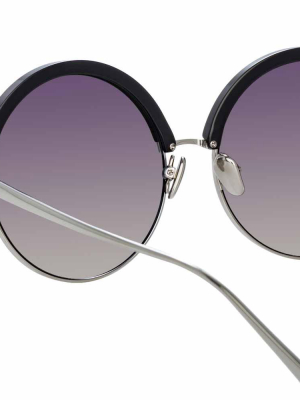 Linda Farrow Annie C5 Round Sunglasses